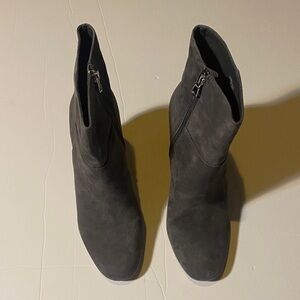 Ann Taylor Dark Gray Ankle Boots